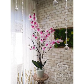Композиция №22 из искусственных цветов Орхидеи