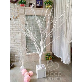 Белое дерево №05 высота1,5 метра декор для свадьбы