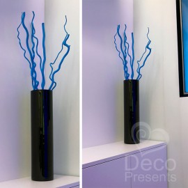 Гілки корилус кручені сині 80 см декор для вази