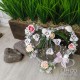 Серце зі штучних квітів №02 весільний декор