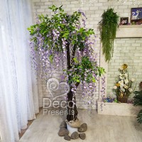 Дерево из цветов Глициния высота 200 см
