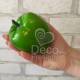 Перец зелёный крупный искусственный для декора
