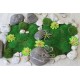 Декоративный мох панно 30х30 для  декора, фито-стен