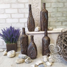 Пляшки декоративні "Під старовину" середні