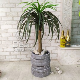 Декоративна пальма одинарна 80 см для інтер'єру.