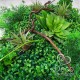 Настенное панно из искусственных растений под заказ