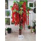 Глициния, Вистерия, дерево из красных цветов