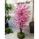 Декоративное дерево из цветов розовой сакуры 120 см
