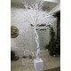 Дерево велике весільне з білих пластикових гілок