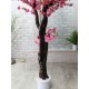 Два дерева из розовых цветов сакуры 190 см