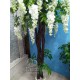 Декоративне дерево із білих квітів Вістерії 2 метри