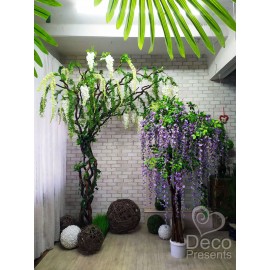 Декоративные деревья из цветов под заказ