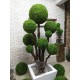 Декоративное дерево из восьми самшитовых шаров высота 2 метра