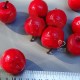 Яблука червоні середні штучні для декору