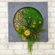 Картина №1 зі штучних рослин та моху