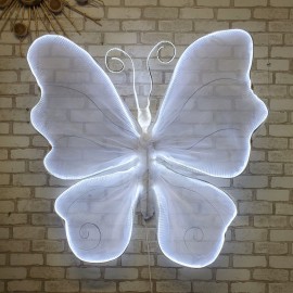 Світильник світлодіодний Метелик великий білий