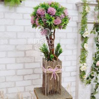 Шар из искусственных растений 48 композиция из цветов дерево в вазоне