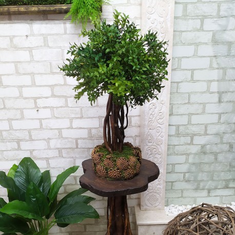 Бонсай 81 штучне настільне дерево самшит