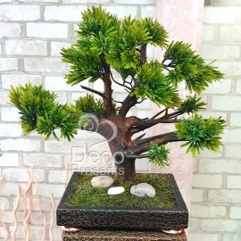 Бонсай 21 искусственный самшит купить на подарок