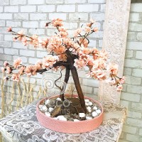 Кремова сакура 17 штучне дерево