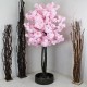 Декоративное дерево из цветов розовой сакуры 120 см