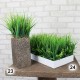Трава искусственная Осока в декоративном вазоне