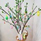 Настольный куст из веток в горшке, пасхальное дерево