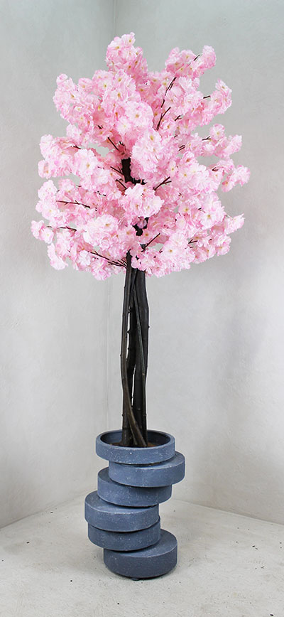 Декоративное дерево из цветов розовой сакуры 120 см