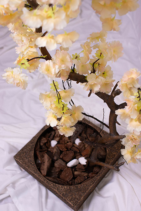 Дерево сакура 105 бонсай из искусственных цветов