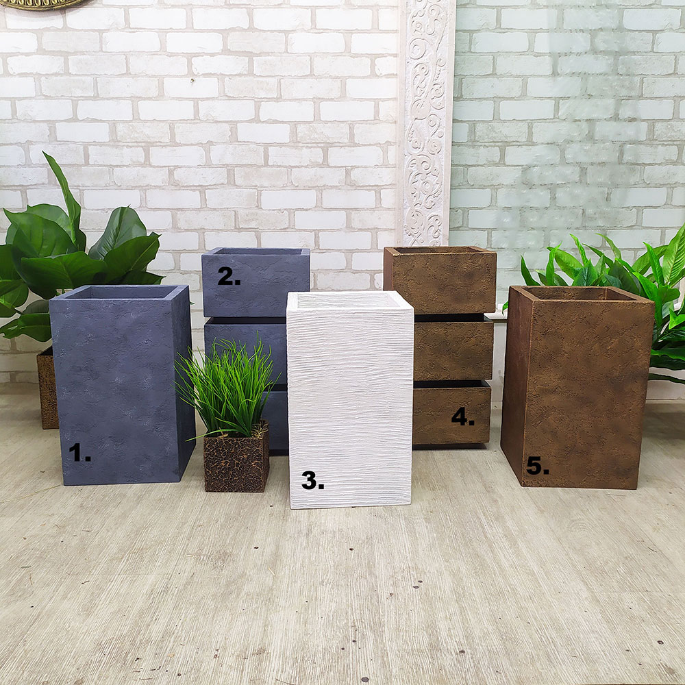 Изготавливаем декоративные вазоны для искусственных деревьев и растений