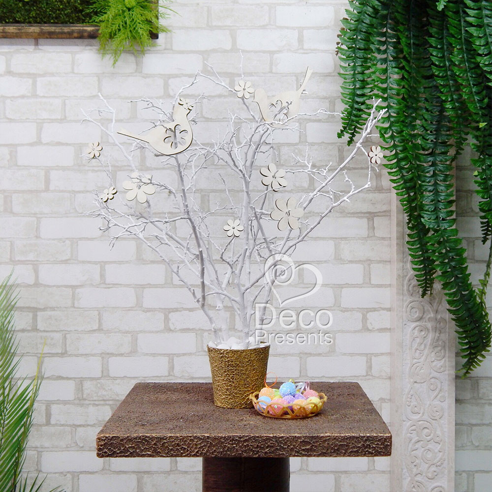 Весільне дерево з гілок у горщику